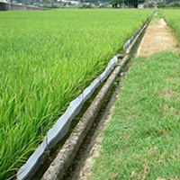 用水路の水漏れ