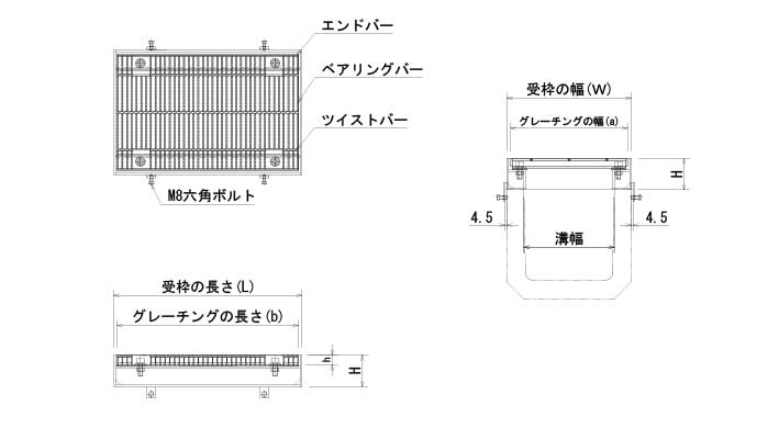 スリットクリエイターU字溝用点検蓋