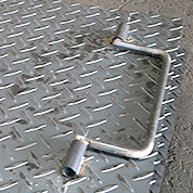 縞鋼板チェッカープレートの規格・図面・重量｜階段、足場、床板用など