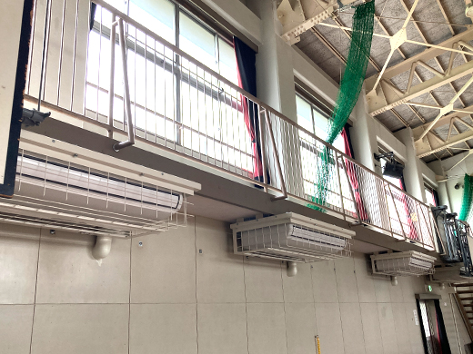 天吊型用エアコン防球ガード