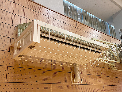 上部吊り架台防球ガード