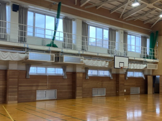 天井埋込ダクト型エアコン用防球ガード