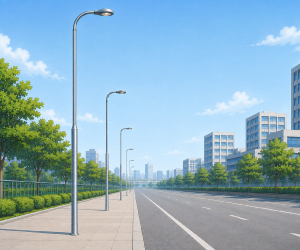 街灯の地際保護