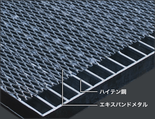 エキスパンドEXを貼ったマルチグレーチング