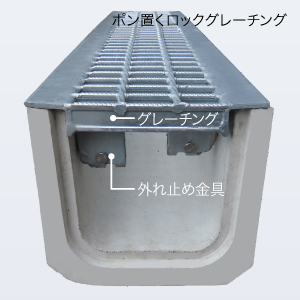 ポンオクロックグレーチング