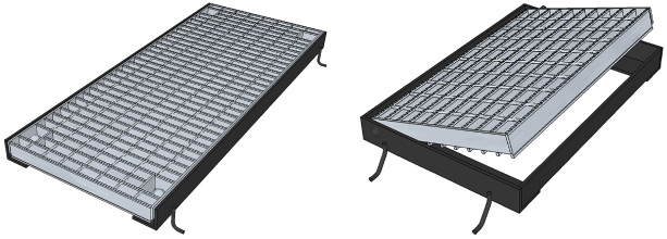 バキューム構造と通常のエンドバーの比較