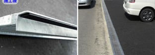 Ｕ字溝用グレーチングの騒音防止ゴム
