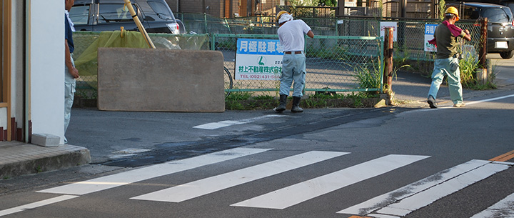 １日で工事が終わる