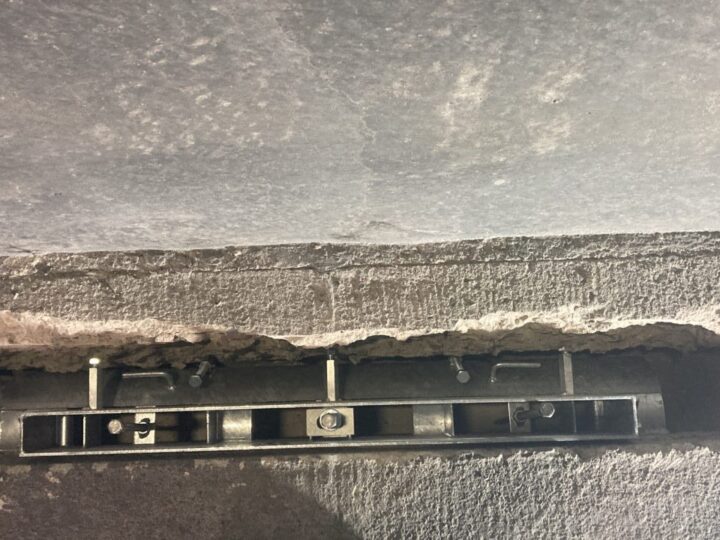 型枠セット後の様子